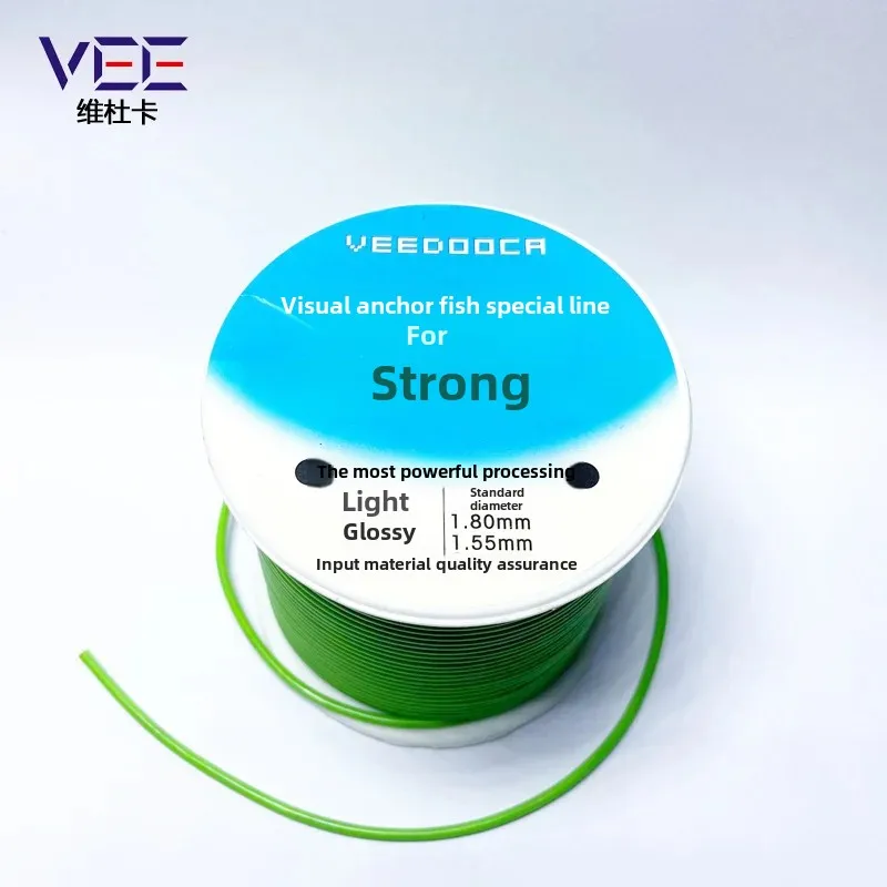 Visible Fishing Line Four Core Bright Leather Black Leather Line 1.0~1.8 Fish Durable Monofilament Fishing