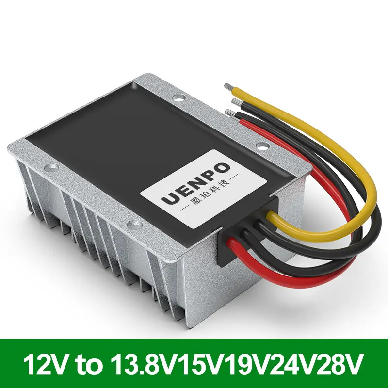 Convertitore DC da 12V a 24V, da 12V a 19V, da 12V a 28V, Modulo di Alimentazione per Auto, Inverter da 12V a 13.8V, Alimentatore per Registratore di Guida da 12V a 15V