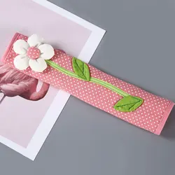 Cotton Refrigerator & Door Handle Covers - Soft Grip Protectors (Pink)