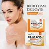 SADOER Kojic Acid Facial Soap Face Wash Foam Facial Cleanser Moisturizing Hydrating Oil Control Body Bathing Handmade Soap 4