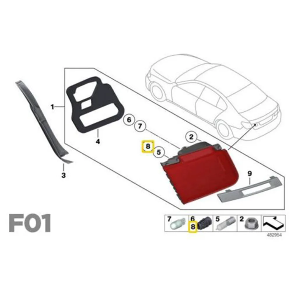 Рисунок 2 - Гнездо заднего фонаря