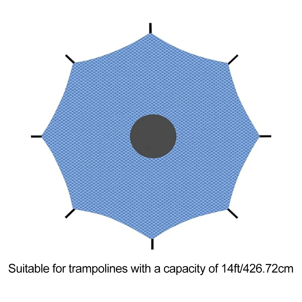 6/8/10/12/14Feet Trampoline Shade Cover Outdoor Anti-UV Trampoline Canopy Cover Sun-Protection Trampolines Sunshade Accessories
