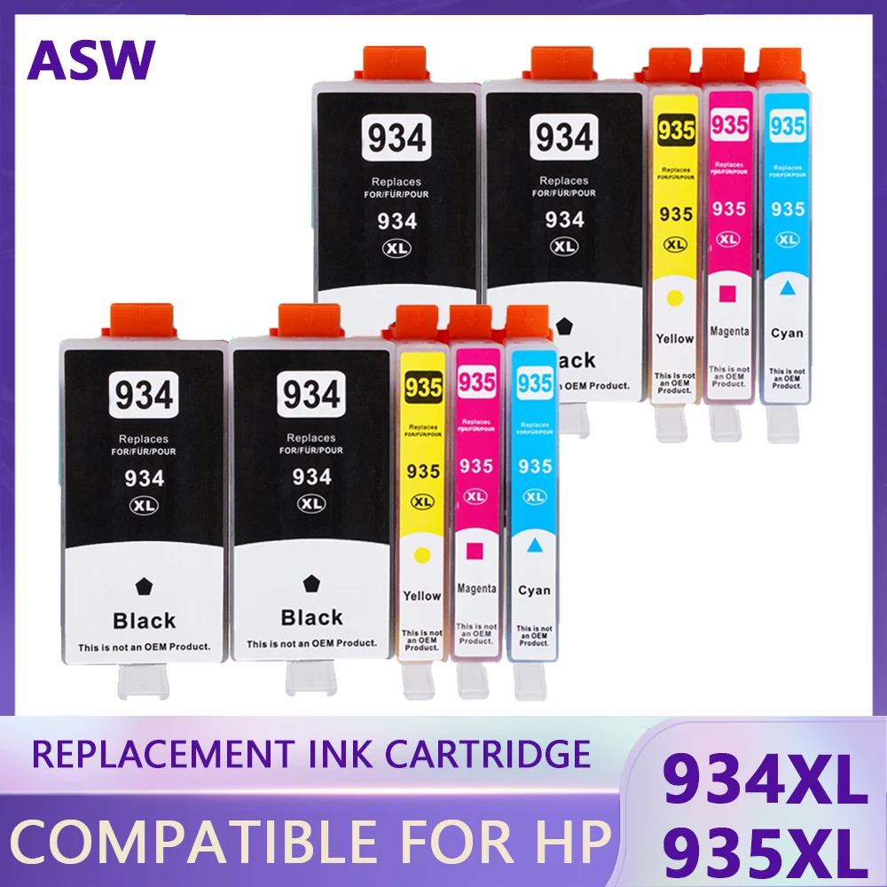 For HP 934XL HP 935XL ink Cartridges 934XL 935XL 934 935 for hp934 For HP Officejet Pro 6812 6830 6815 6835 6230 6820 printer