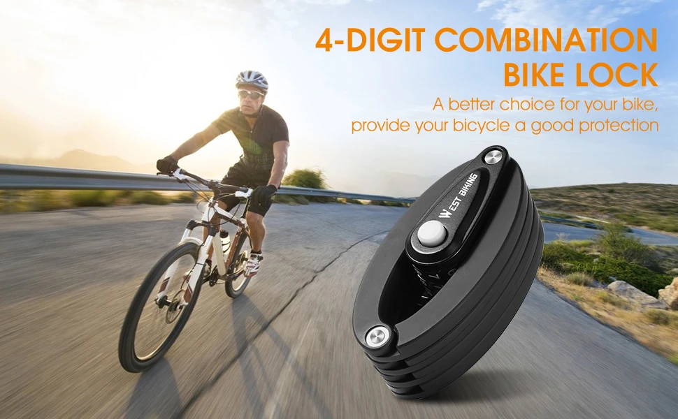 Складной велосипедный замок West Biking | AliExpress