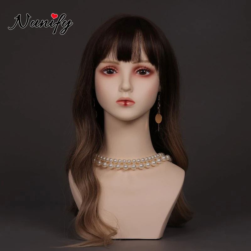 WigMannequinHeadWithLipDot1PcsRealisticFemaleMannequinDoll
