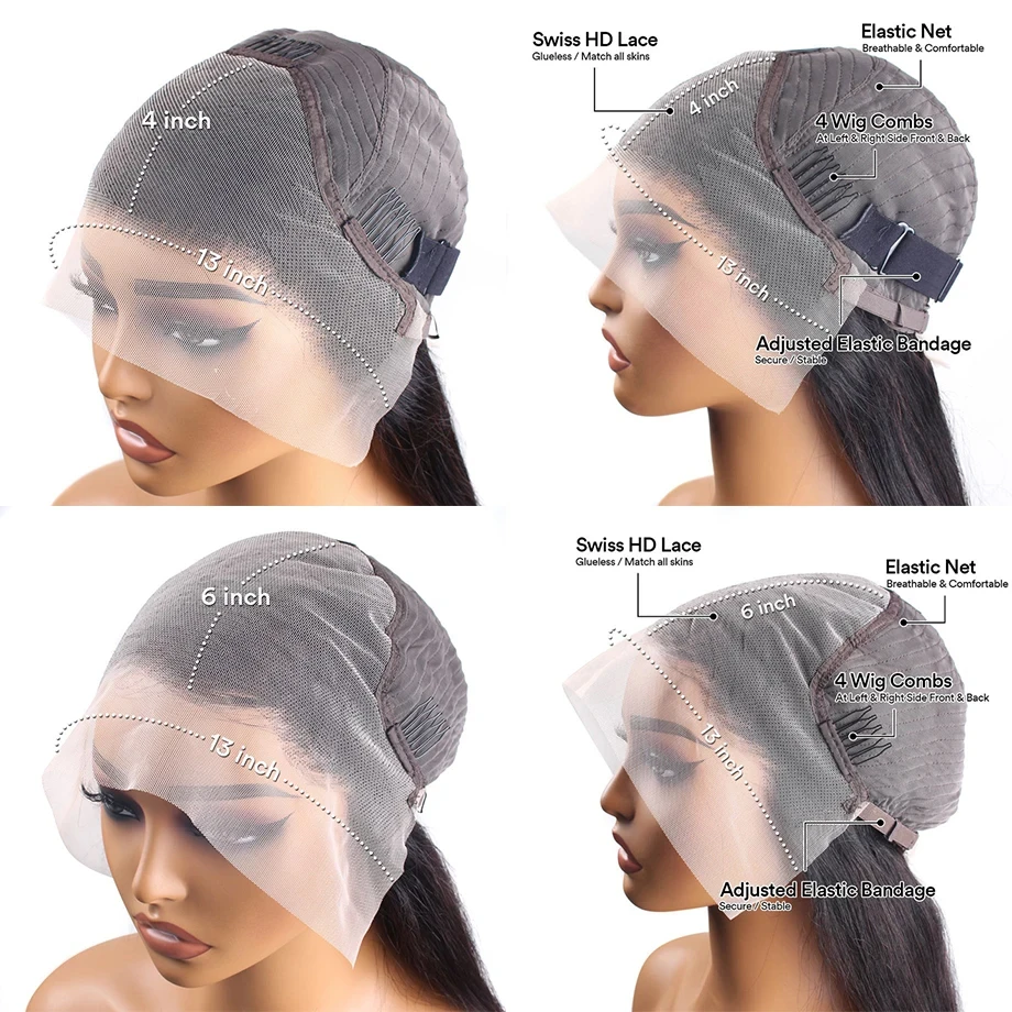 30 40 Inch 220 Density Body Wave Human Hair Wigs Chocolate Brown Lace Front Wig 13x6 Hd Lace Frontal Wig for Black Women Choice 6