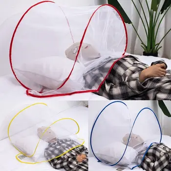 Summer Pop-Up Mini Folding Mosquito Net Cover Portable Encryption Anti-Mosquito Head and Face Pest Control Home Textile Bed Nets 1