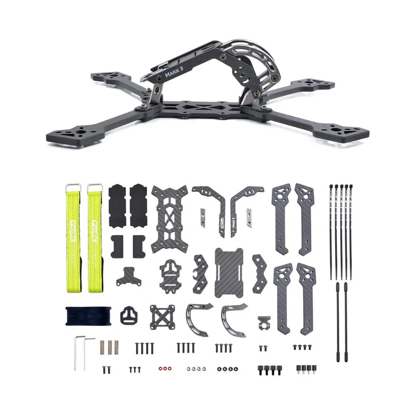 

Запчасти для ремонта рамы квадрокоптера GEPRC Mark3 T5 H5 H6 HB56, комплект винтов для Mark3 BNF/PNP FreeStyle Racing FPV Drone