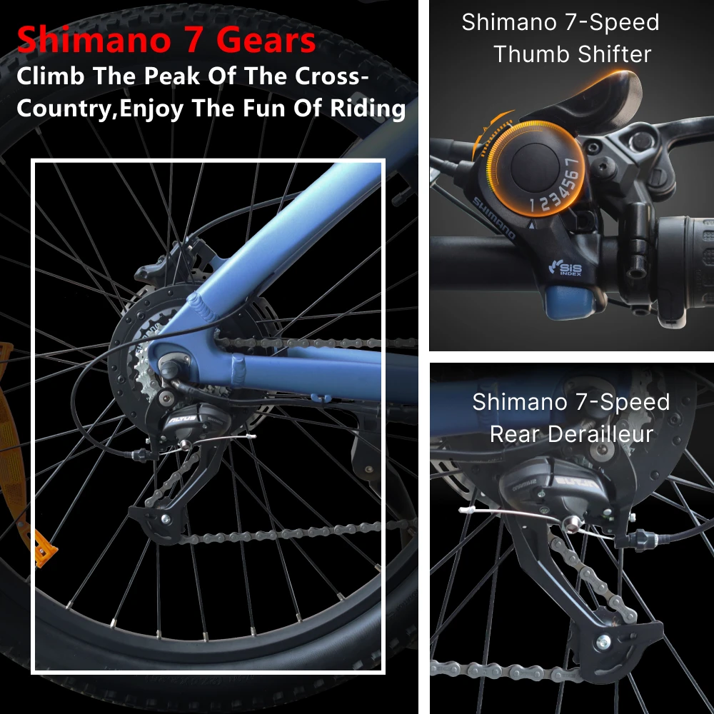 HUANCI Q5 electric bike ebike Adults Electric bicycle 48V 20AH 27.5 Inch electric e bike Electric Mountain bikes