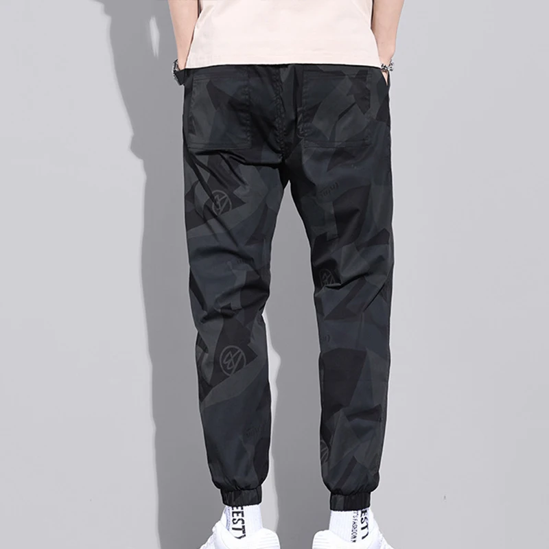 Multi-Pocket-Tarnung Männer hose Jogger Cargo hose Männer Sommer Harems hose schnell trocknende Kordel zug lose lässige Jogging hose – Detail 22