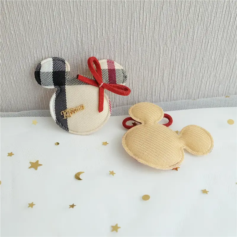 10PCS Classic Plaid Cartoon Animal Applique Star Cloth Padded Patches For Craft/Clothes/Children Hairpin/Wedding DIY Decoration - Image 6