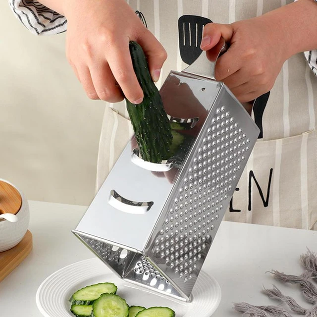 Four-side Box Grater Vegetable Slicer Tower-shaped Potato Cheese Grater  Multi-purpose Vegetable Cutter Kitchen Accessories - AliExpress