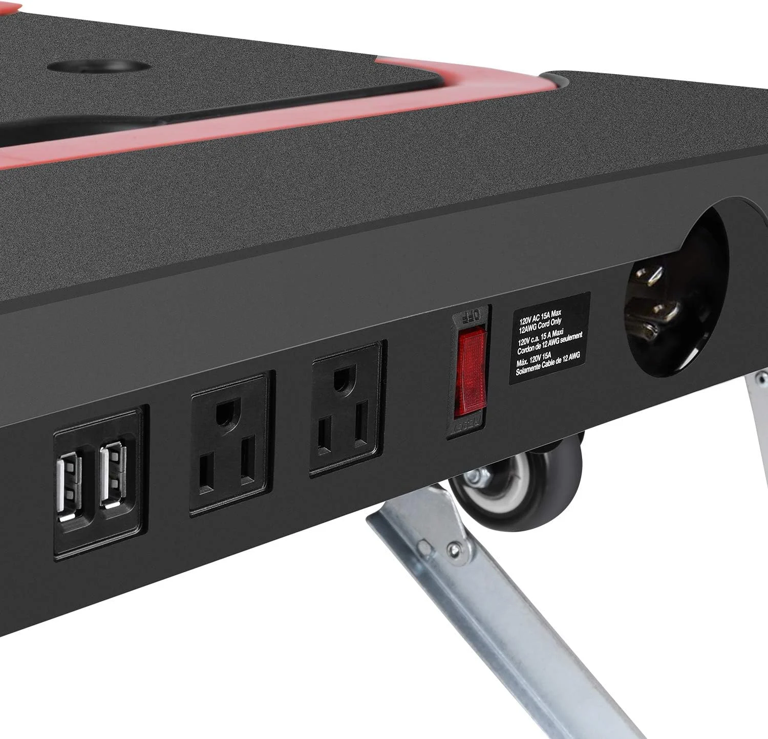 Multifunctional Folding Work Table, 7 in 1 Work Benches for Garage, as Portable Workbench, Sawhorse, Scaffold, Platform