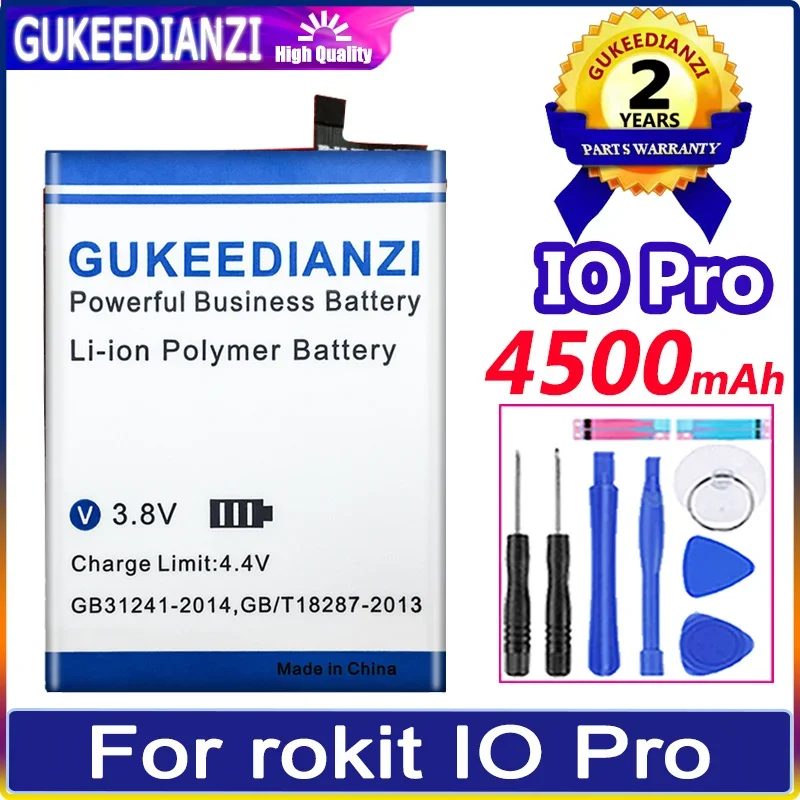 

GUKEEDIANZI Battery 4500mAh For rokit IO Pro Mobile Phone Bateria