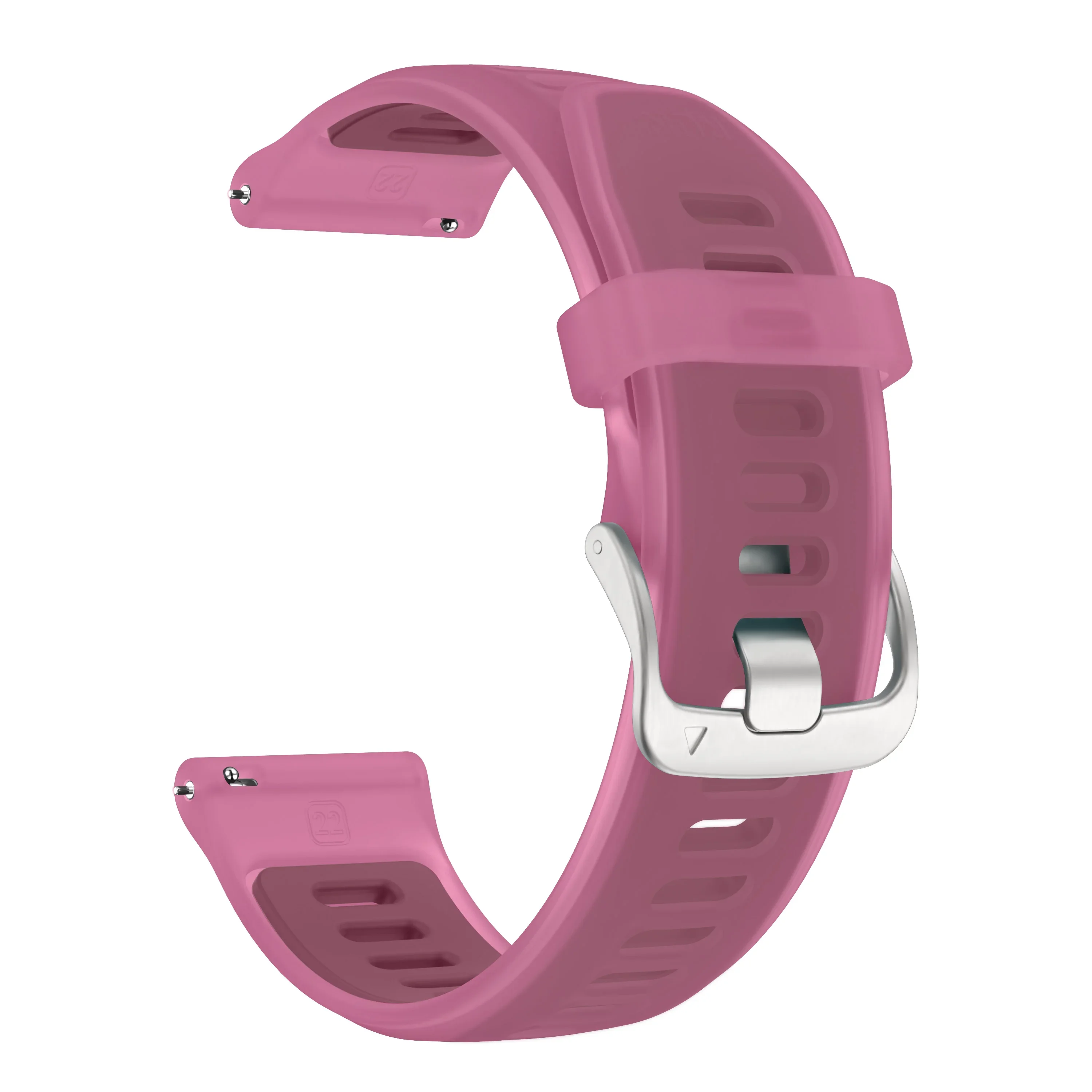 Translucent Silicone Wristband - 22mm Adjustable Strap