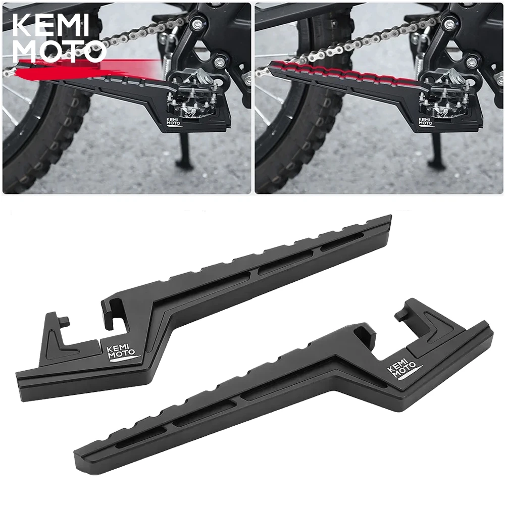 

For Surron Light Bee X S/X/L1E Passenger Foot Peg Extensions Extended Footpegs Motocross Bike Dirt Pit Bike For Segway X160 X260