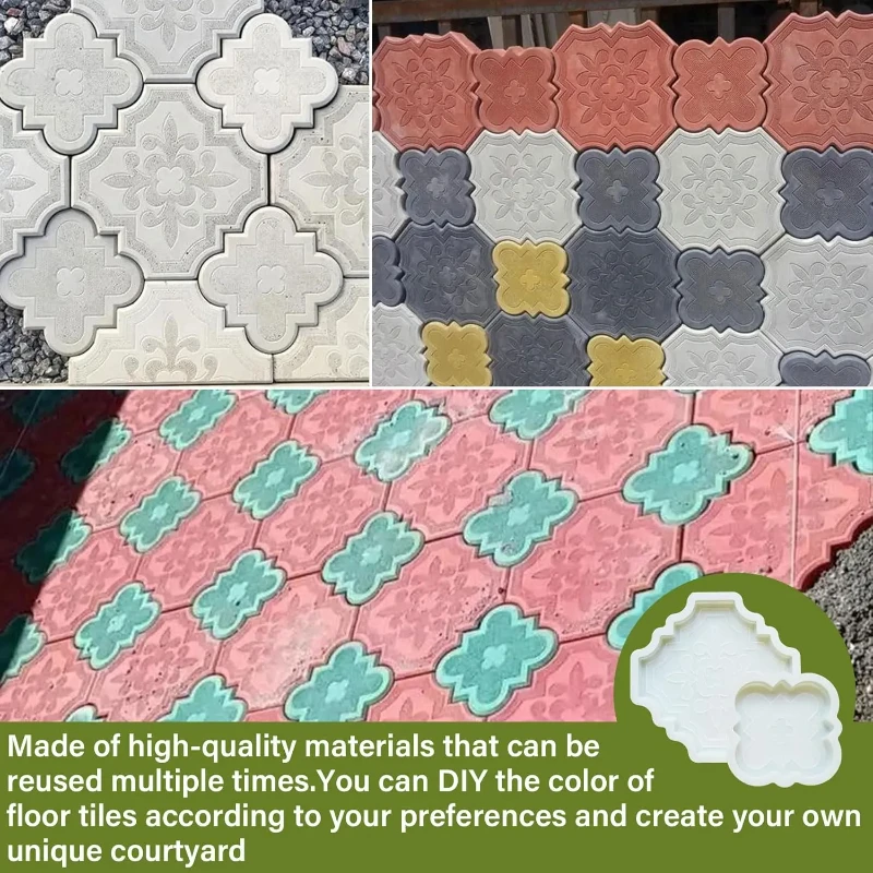 Upgraded Cement Stepping Stone Molds 1
