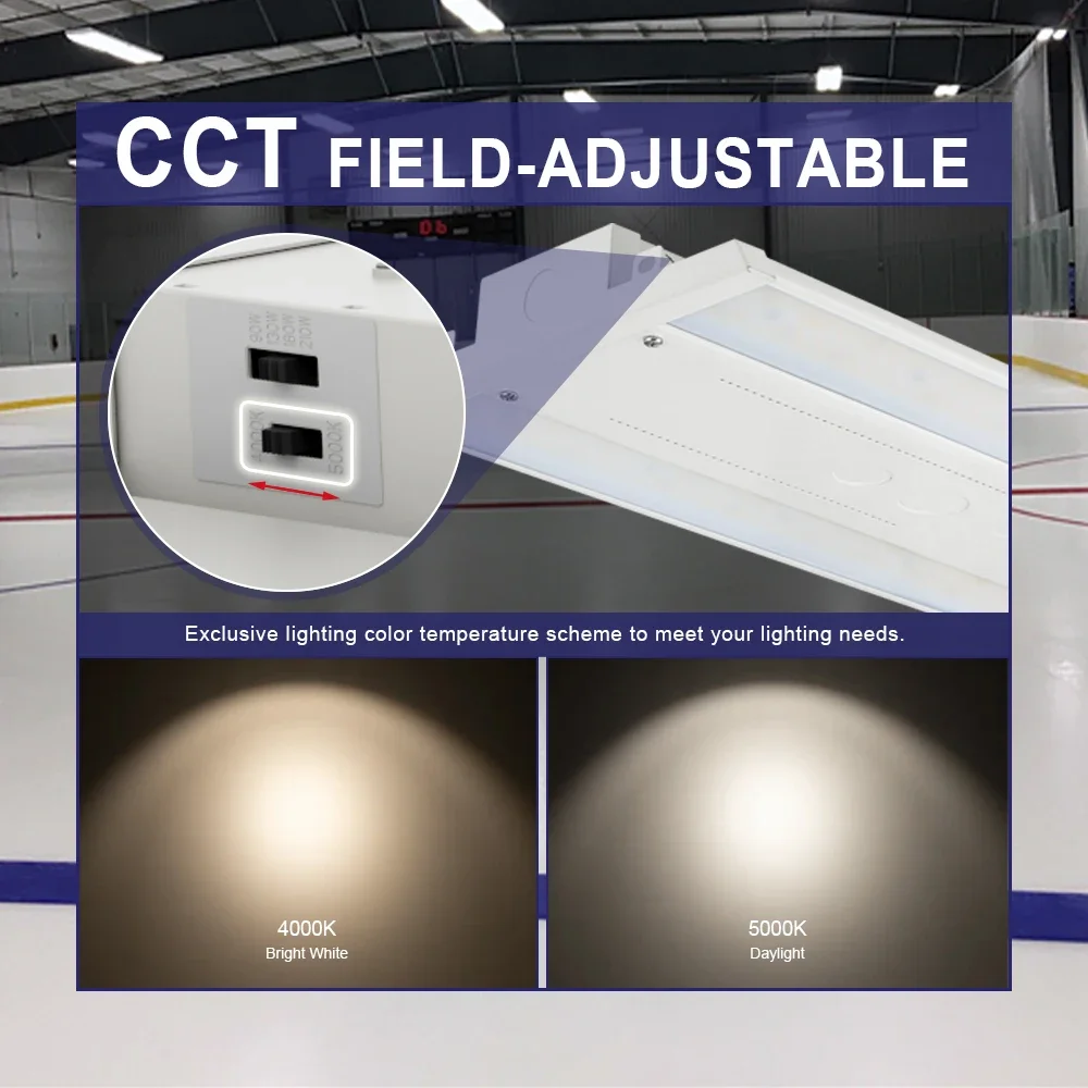 Stock Industrial Lighting 210W 30600Lm Linear High Bay