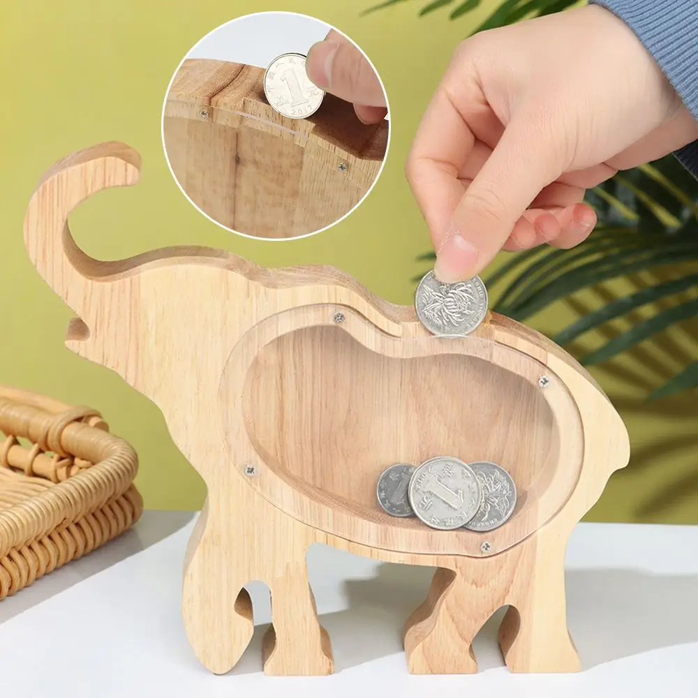 

Домашний декор в стиле ретро, настольный орнамент, коробка для хранения монет, банка для экономии денег в форме животного, копилка