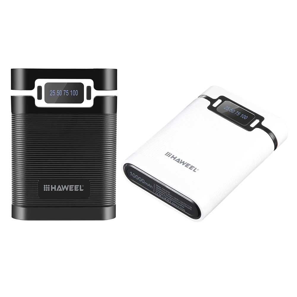 쉘 듀얼 USB 배터리 박스 케이스, 4 슬롯 18650 충전기, 10000mAh 충전 케이스, QC3.0 보조배터리 케이스, C타입 PD 배터리 보관함