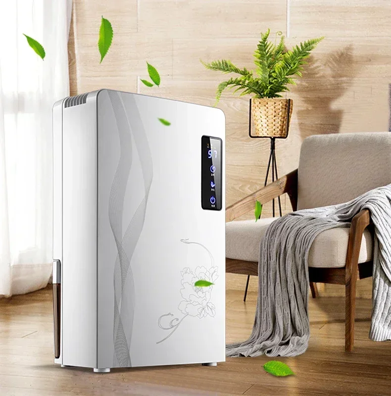 2.2L Smart Dehumidifier Moisture Absorber Silent Clothes Dryer Basement Dehumidifier Air Purifier Dehumidifiers