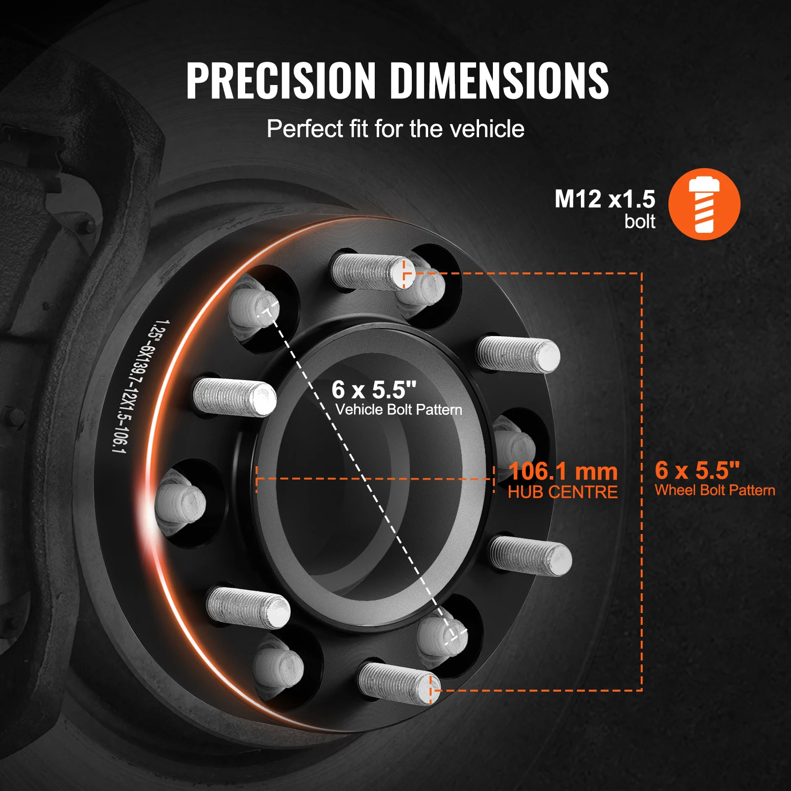 SucceBuy Wheel Spacers 1.25" 6"x5" Wheel Adapters  6 Lug Forged Spacer 106.1 mm Fit for 1979-2023 Toyota and Lexus  4 PCS Blue