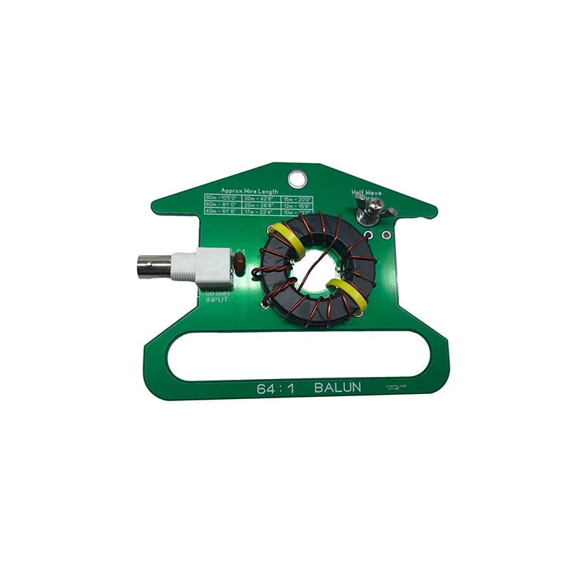 Portable 49:1/64:1 Balun Shortwave Antenna Without Tuning 50W PET 100W Antenna Accessories 5-35MHz BNC Female