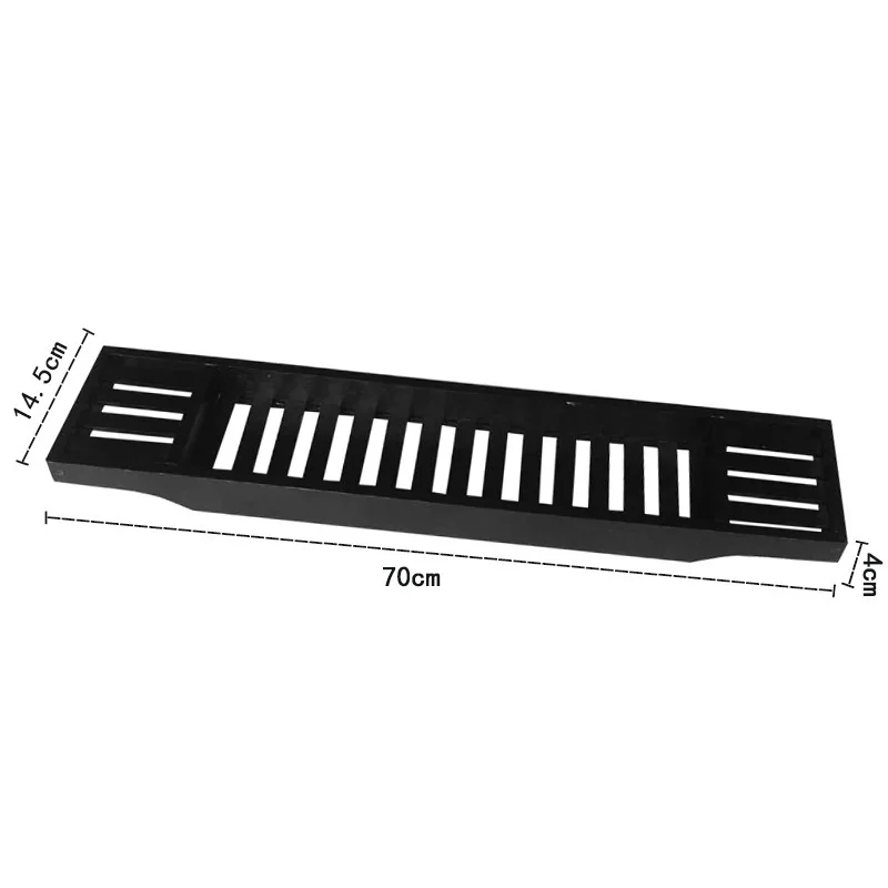 Multi-functional Bathtub Tray Bamboo Telescopic And Non-slip Installation-free Bathtub Rack Bathroom Shelf