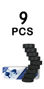 Description Picture 6 of itemIce Hockey Pucks, 100pcs, Official Regulation, for Practicing and Classic Training, Diameter 3", Thickness 1", 6oz, Black