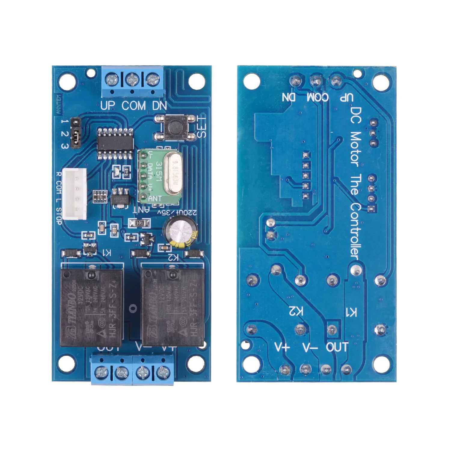 433mhz stejnosměrný 12V motorový 10A CW CCW lineární aktuátor controllerwith omezit daleký ovládání spínač pro motorový lineární aktuátor