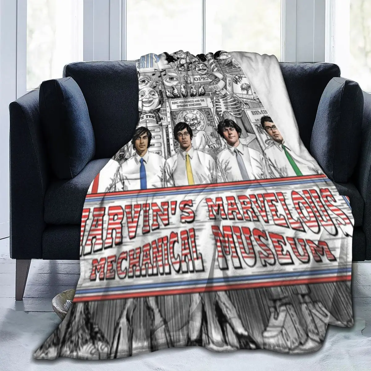 Tally Hall Blankets Rock Music Band Travel Flannel Throw Blanket Warm Soft Outdoor Design Bedspread Birthday Present 3
