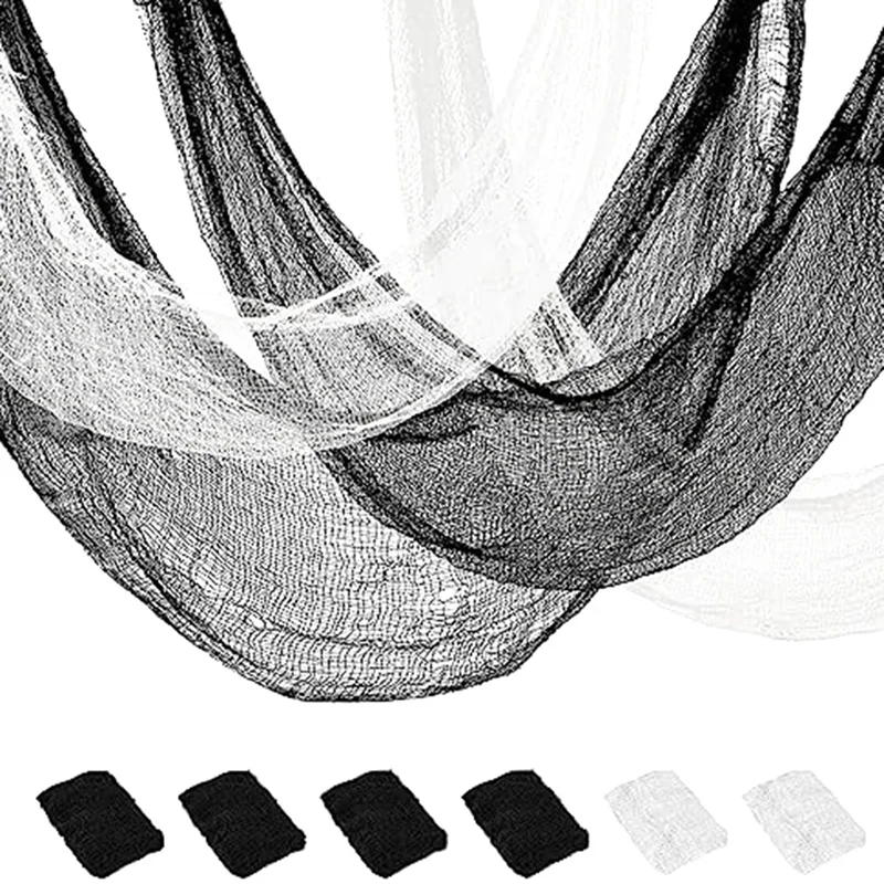 

Жуткая ткань для Хэллоуина черная жуткая страшная жуткая марлевая ткань для Хэллоуина декоративная жуткая ткань прочные украшения для Хэллоуина