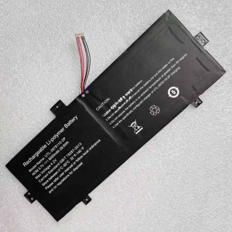 Bateria para Evoo Evc116-1 3.7v Utl39781102p Nv-3378107-2p Pl3378107p Ferro Nb116 Ematic Ewt117 para Hiti21ma1098