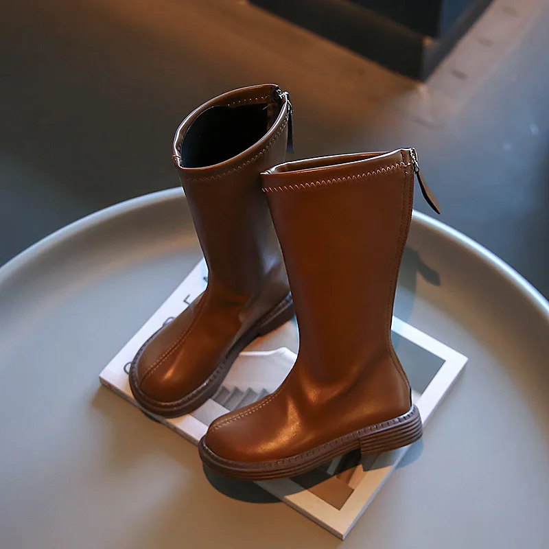 Zara Brown Botas Marrones NiÃ±a Zara Tendencias OtoÃ±o Invierno