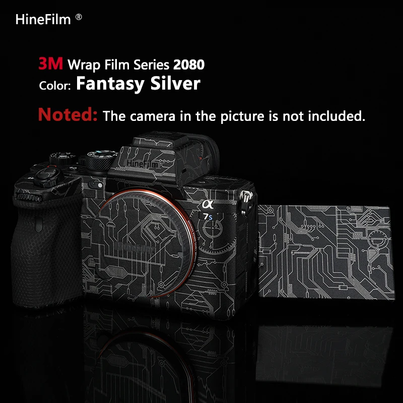 Hinefilm A7SIII 카메라 스킨 A7S3 카메라 커버 스티커, A7S III 카메라 스킨 알파 7 S III 보호 랩 커버 필름
