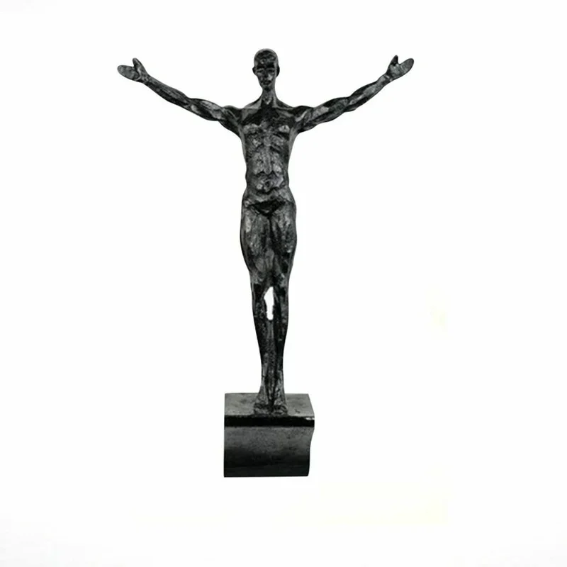 1pc Climbing Man Wall Sculptures Resin Statue Climbing Athlete Man Art Hand-Finished Sports Ornament Home Figures Miniatures ornament crafts miniature figurines resin ornaments miniature ornament resin crafts