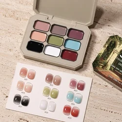 Vibrant Gel Nail Polish Kit - DIY Manicure Set, Perfect Gift for Creative Nail Art, Easy Application with Long - Lasting Shine (01)