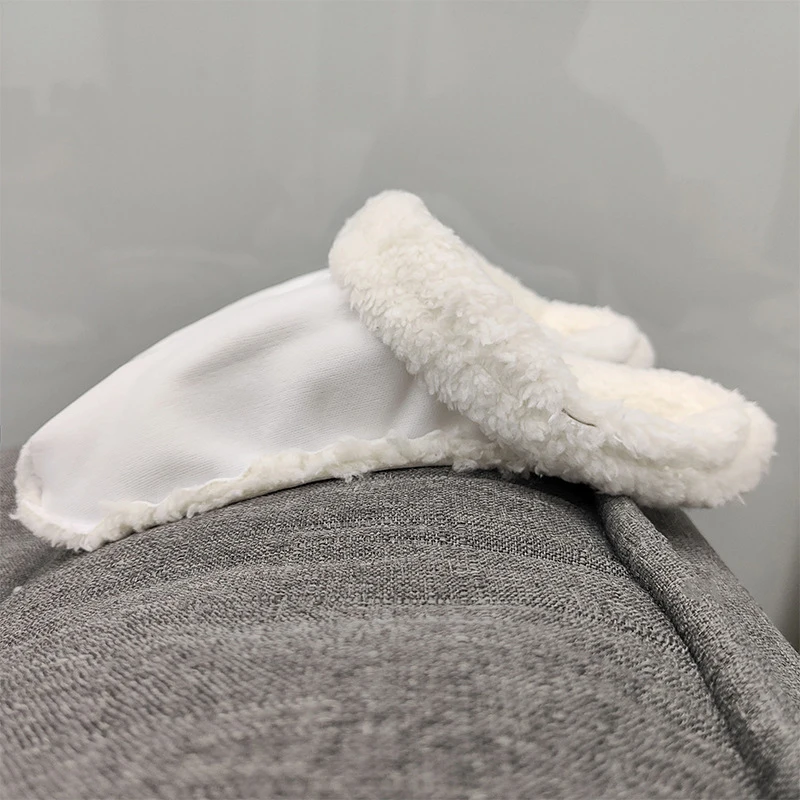 Wintes Keep Warm Short Plush Insole Lining Slippers Clogs DIY Accessories Faux Fur Women Men shoe insole lining