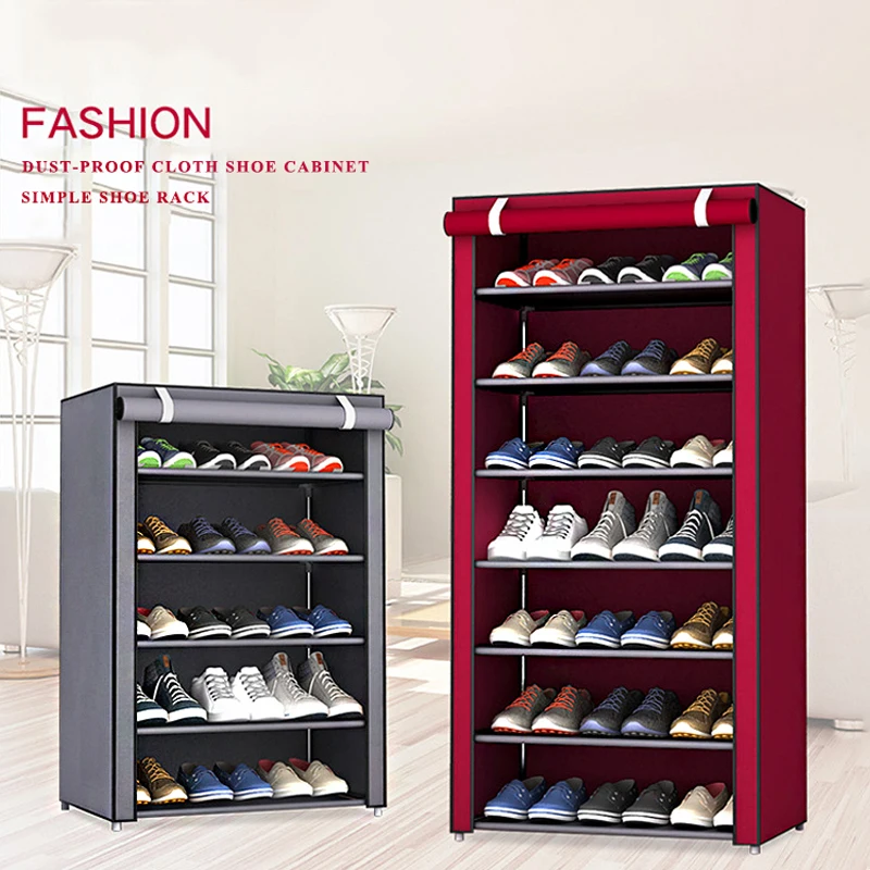 Shoe Rack Open Cabinets Folding Furniture Organizer for Living Room Shoemakers