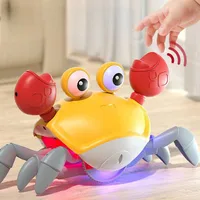 Induction Escape Crab Baby Heads Up Exercise Crawling Toy Musical Educational Toddlers Electronic Pets 1