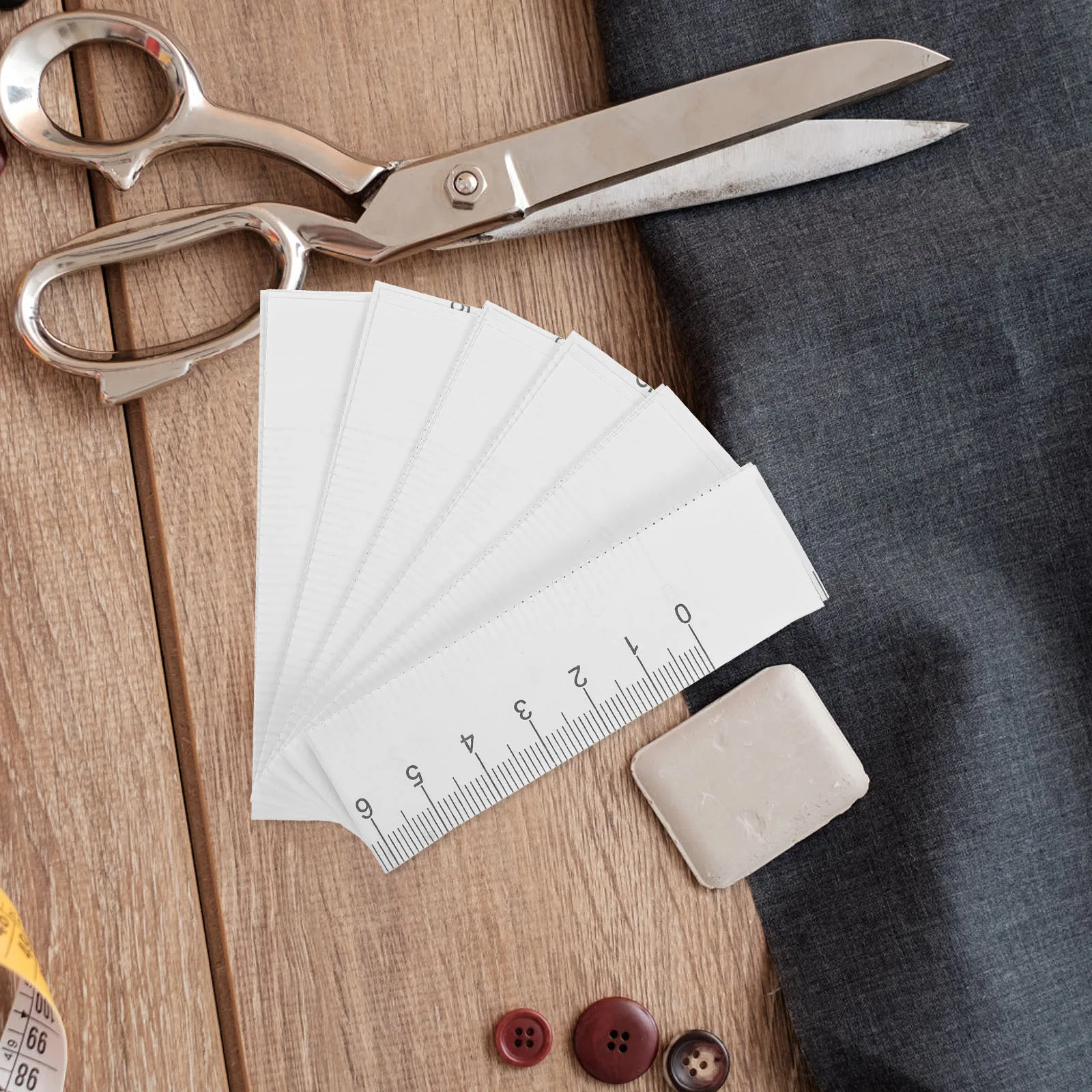 Disposable Double-Sided Paper Measuring Tape Measure Ruler Tape For Medical Baby Head Use 100pcs