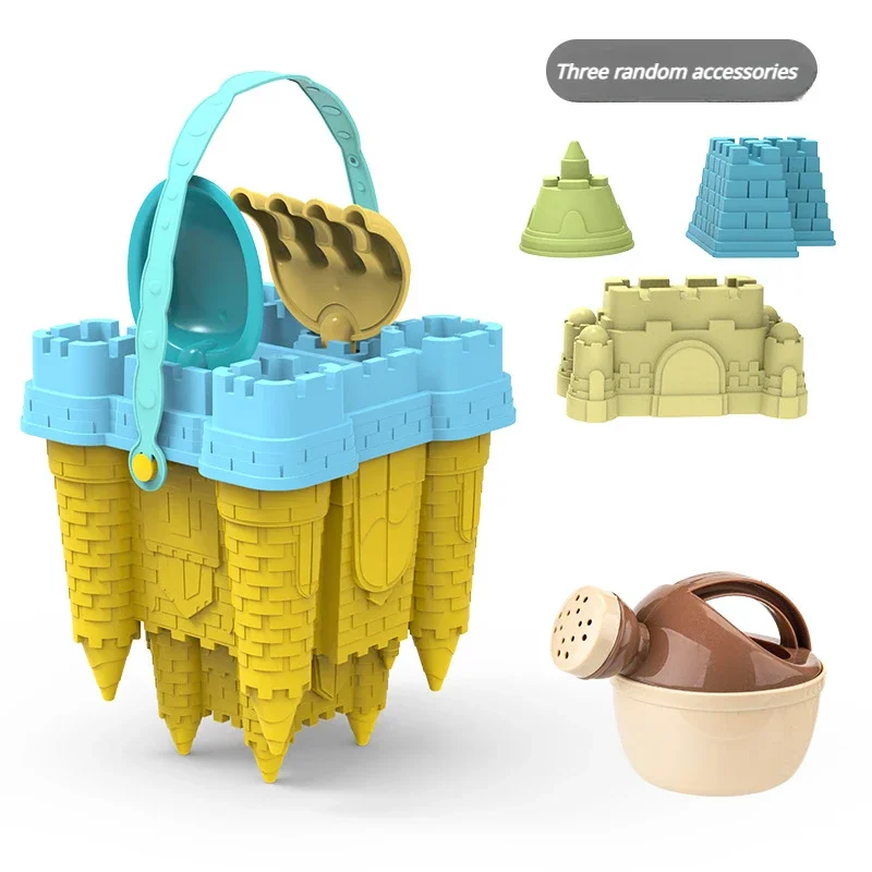Beach Castle Bucket Play Sand Set Toys Sand Scoop Children Summer Toys Sand Toys Sand Box for Kids Outdoor Family Funny Gifts 5