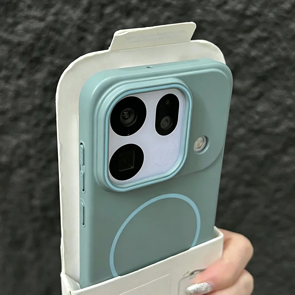 Official Colorful Matte Magnetic Shockproof Rugged Phone Case