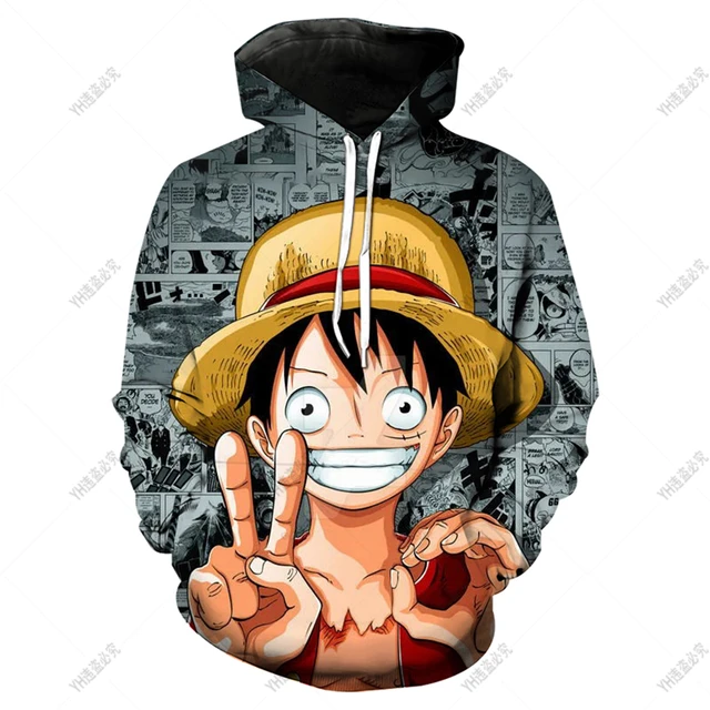 Camiseta Infantil com Estampa Luffy One Piece - Tam 5 a 14 Anos