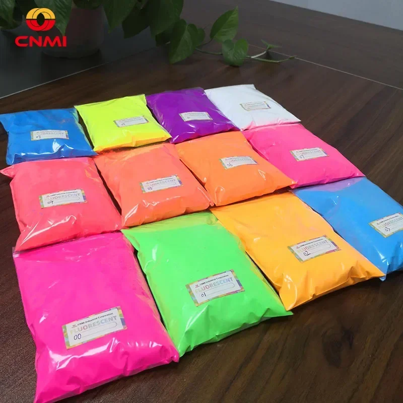 Neon Acrylic Powder Phosphor Pigment DIY Fluorescent Resin Powder Nail Art Rainbow Colorful Manicure Dust Polish Decor 100g/bag