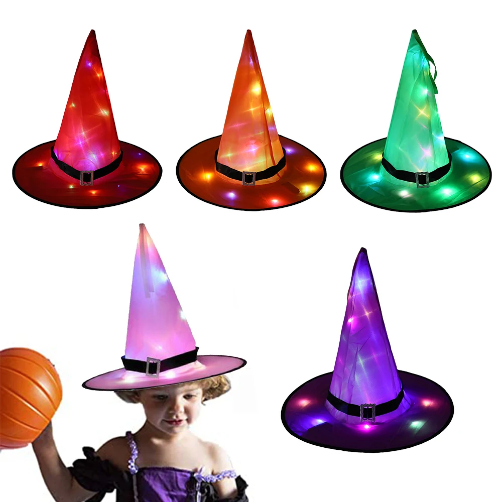 Sombrero De Halloween Para Niños, Adultos, Fiesta, Baile, Sombrero De Bruja | En Línea
