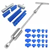 Car Body Suction Cup Tool Auto Paintless Dent Repair Tools With T-Handle Puller And Plastic Glue Tabs for Car Dent Repair