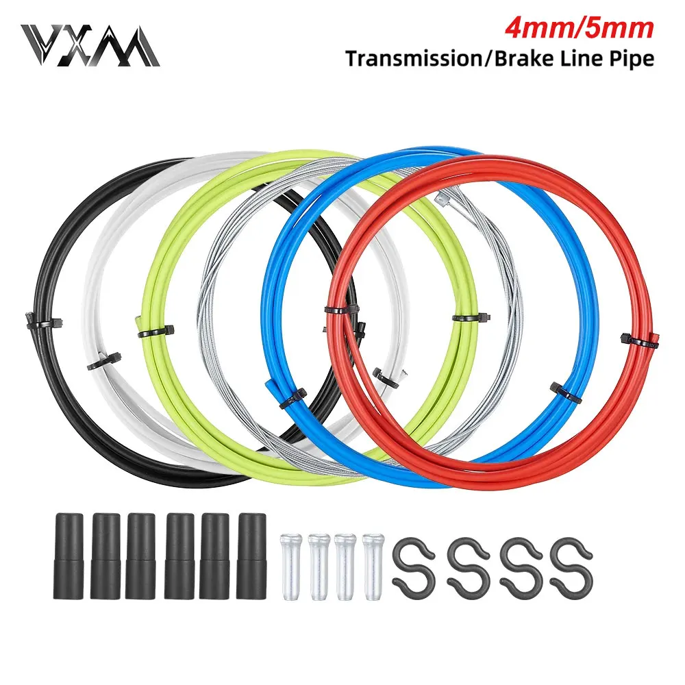 VXM 자전거 시프터 드레일러 브레이크 케이블 시프트 케이블 튜브, MTB 로..