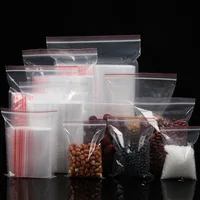 Small Zip Lock Plastic Bags Reclosable Transparent Bag Vacuum Storage Bag Clear Bags Ziplock Food Storage Bags plastic zip bag 2