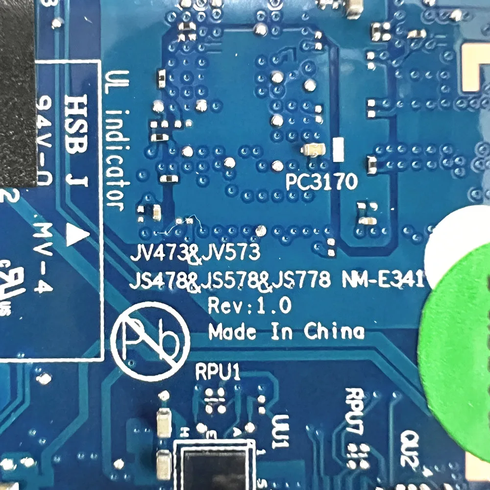 NM-E341 For Lenovo Ideapad 3-17IAU7 3-14IAU7 3-15IAU7 Notebook